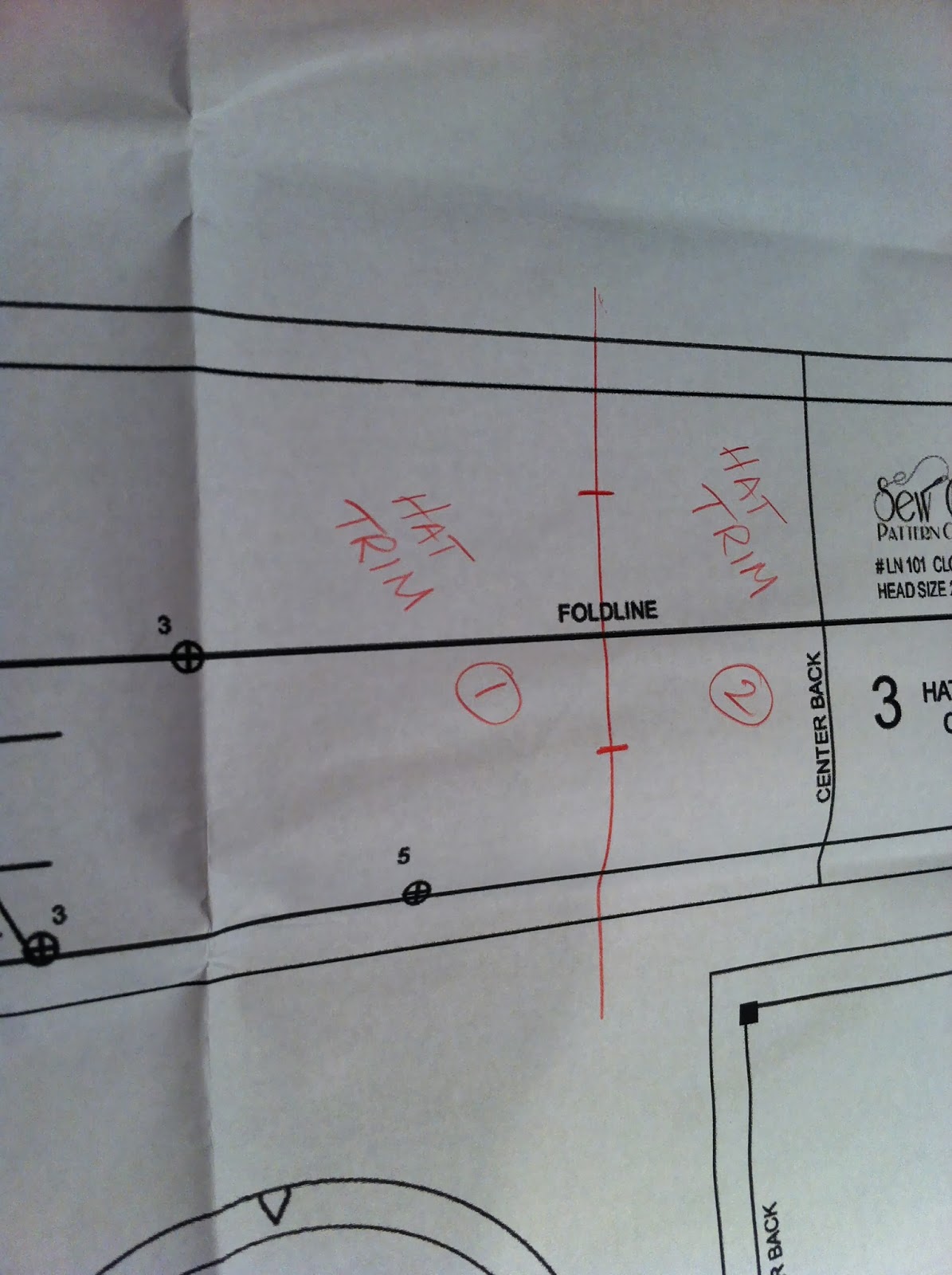 Sew Chic Pattern Company Hatmakers school How to resize a hat pattern